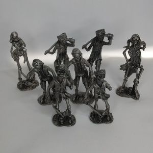 Metal Skeleton Pirates 5 Different Types Funny